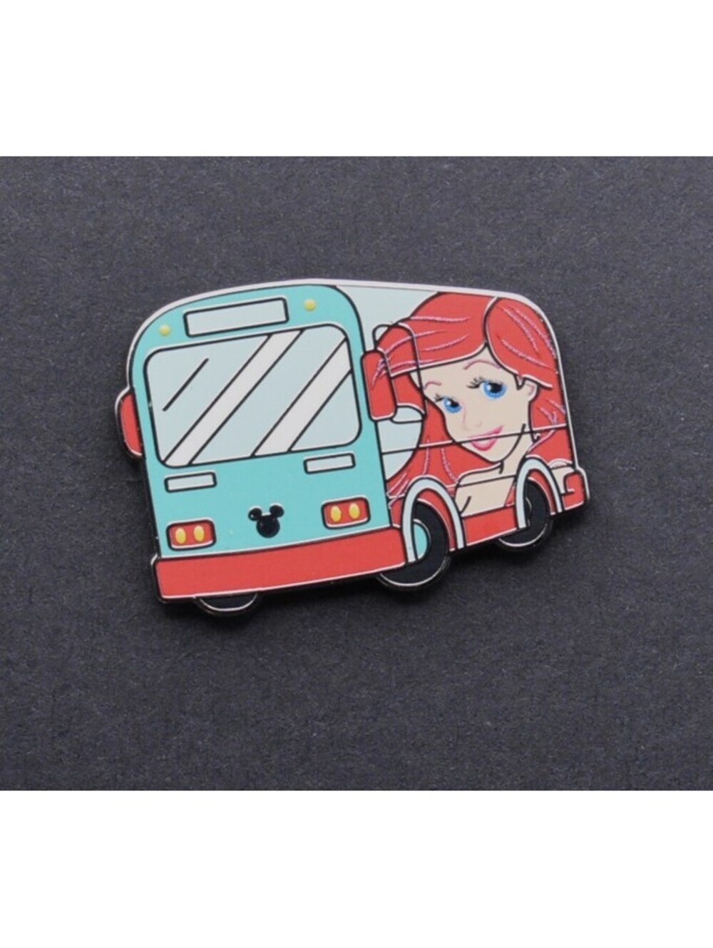 Disney DLR Little Mermaid Ariel Buses Hidden Mickey 2026 Wave A Series 4 Pin (C6